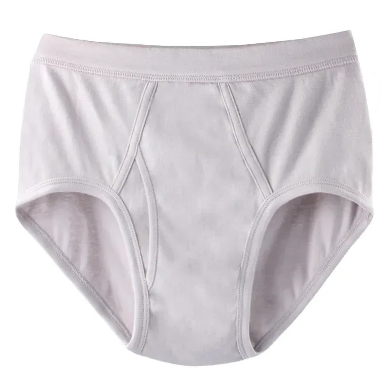 Solid Color Fat Plus Size Men's Underwear Mens Underpants 100% Cotton Comfortable Breathable Loose Large Size Men Briefs Panties — image 25