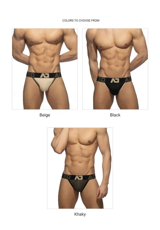 Roupa interior masculina simples respirável briefs com tridimensional oco volta marca calças de cintura baixa algodão confortável cuecas — image 11