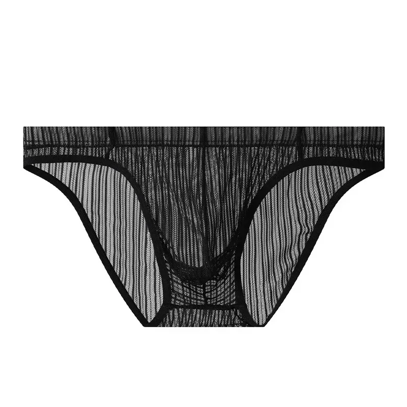 Transparent Underwear for Men See Through Briefs Bulge Pouch Underpants Soft Undies Male See Through Panty Ultra Thin Lingerie — image 13
