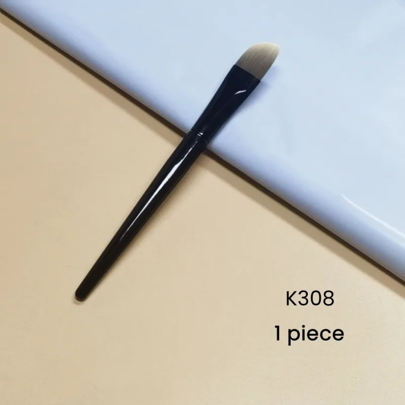 Black Curved Foundation Makeup Brushes Blush Beauty Foundation תחליב טיפוח מסיכת פנים איפור כלי מברשת