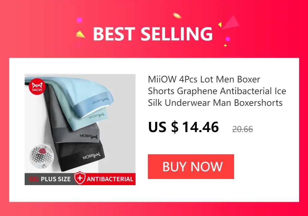 Miiow sexy men boxer shorts roupa interior malha respirável de seda gelo calcinha masculina lingerie cuecas boxershorts plus size L-4XL 2022 — image 13