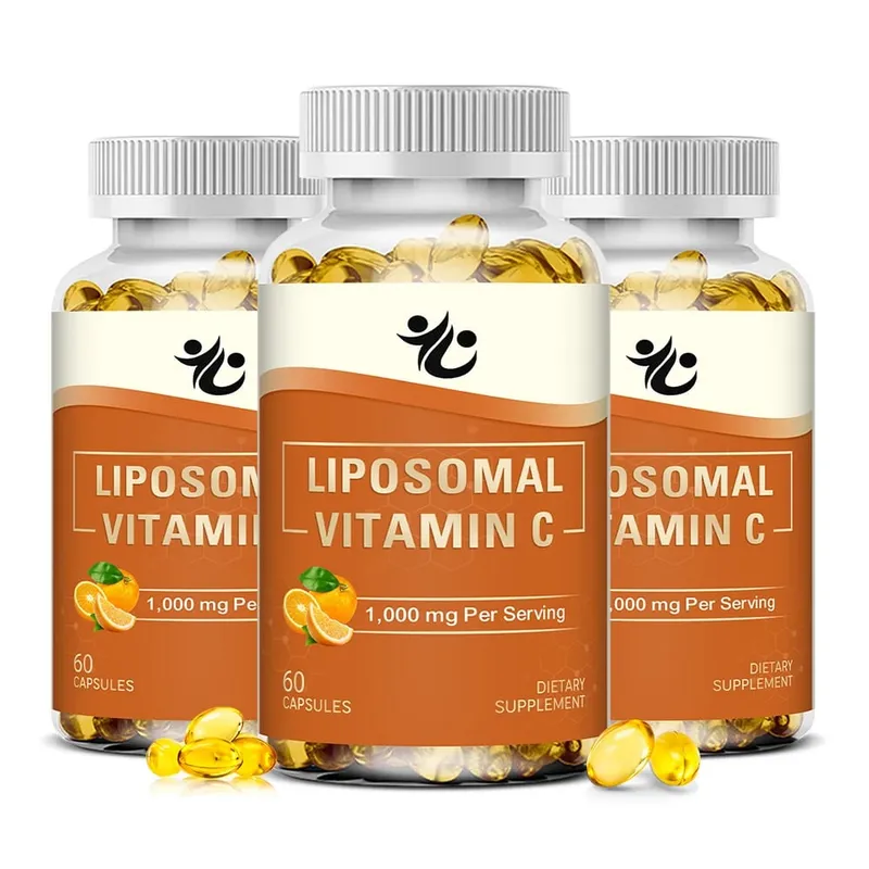 Liposomal Vitamin C 1000mg Capsules-Support Immune Defense Collagen Production Skin Radiance Cognitive & Circulatory Wellness