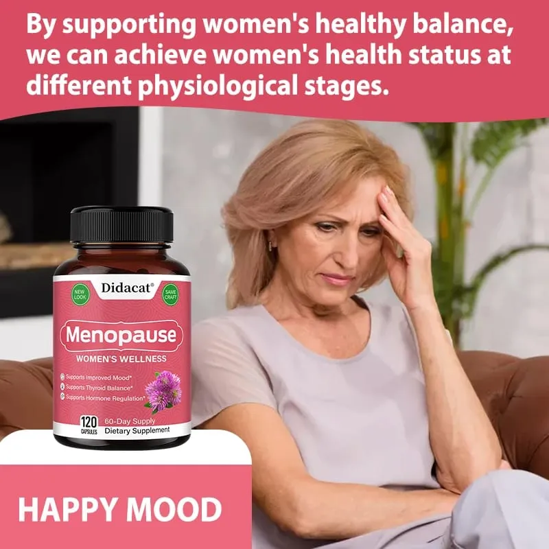 Menopause Relief Capsules - Improves Metabolism Support Weight Management Hot Flashes Night Sweats Mood Supplements for Women — image 3