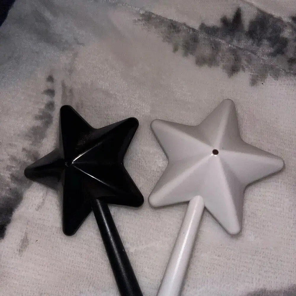Hordozható sóbors shakerek Újratölthető Magical Star Wand fűszeradagoló Ízesítő shaker készlet Konyhai és étkezési grill kellékek — image 5