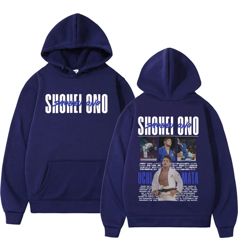 Limited Shohei Ono Vintage Graphics Hoodies Men's Women Harajuku Gothic Classic Sweatshirts High Quality Casual Hooded Pullovers