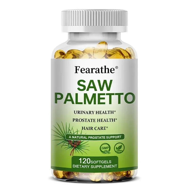 Saw Palmetto תוסף בריאות הערמונית לקדם את תפקוד מערכת השתן 500 מ"ג למנה - כמוסות טבעוניות ללא GMO — image 9