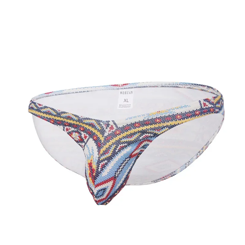 3PCS Briefs Mens Underwear Calzoncillos Hombre Slip Cotton Male Jockstrap Underpants Underware Man Pouch Brief — image 15