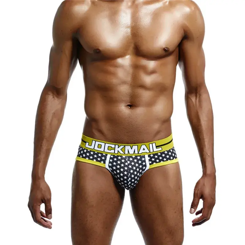 Herr Underkläder Trosor Bomullstryckt Sexiga Herr Boxershorts Slips Cueca Masculina Trosor Calcinha Calzoncillos Hombre Andas — image 15