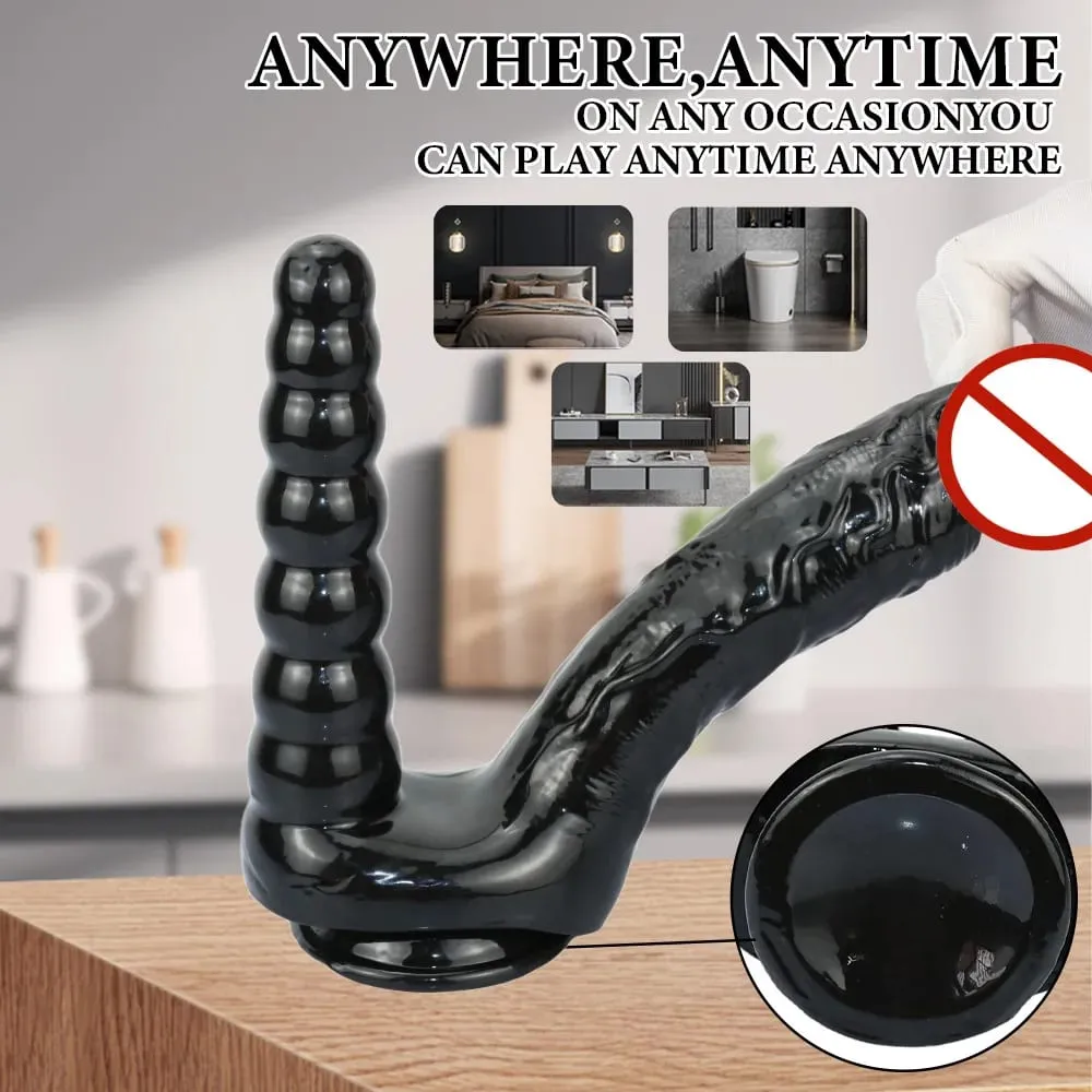 Óriás, kétfejű dildo anális dugó, dupla beillesztés, stimulálja a hüvelyi anális tágítót, felnőtt szexjáték leszbikus nők számára — image 2