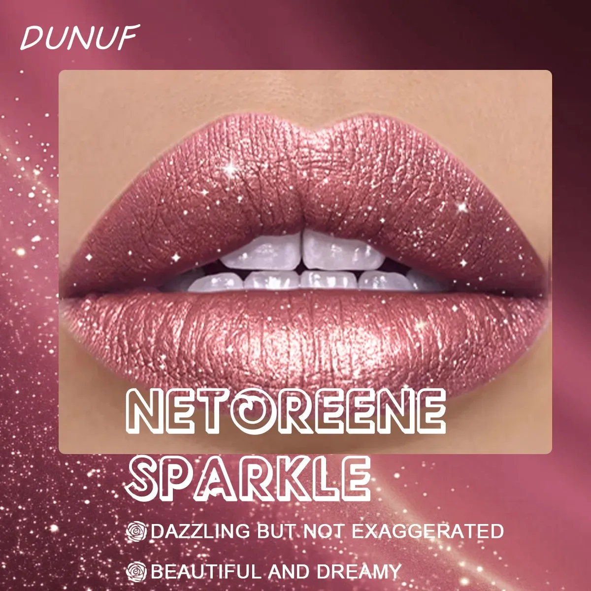 7 Kulay Gold Sparkle Metallic Lipstick Pearl Shimmer Glitter Lip Makeup High Pigment Velvet Matte Long Lasting Lipstick