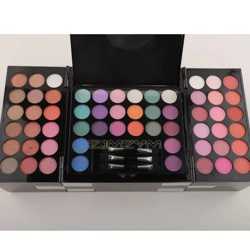 148 Colors All in One Makeup Kit Professional Eyeshadow Palette with Blush Highlighter Concealer Brushes Portable Makeup Set — image 5