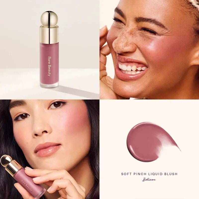 Rare Beauty Liquid Blush Μεταξένιο και Γλιστρά στην Ομαλή Φύση Μεγάλης διάρκειας Πλούτο Happy Hope Delight Stained Lipstick Gloss Μακιγιάζ — image 16