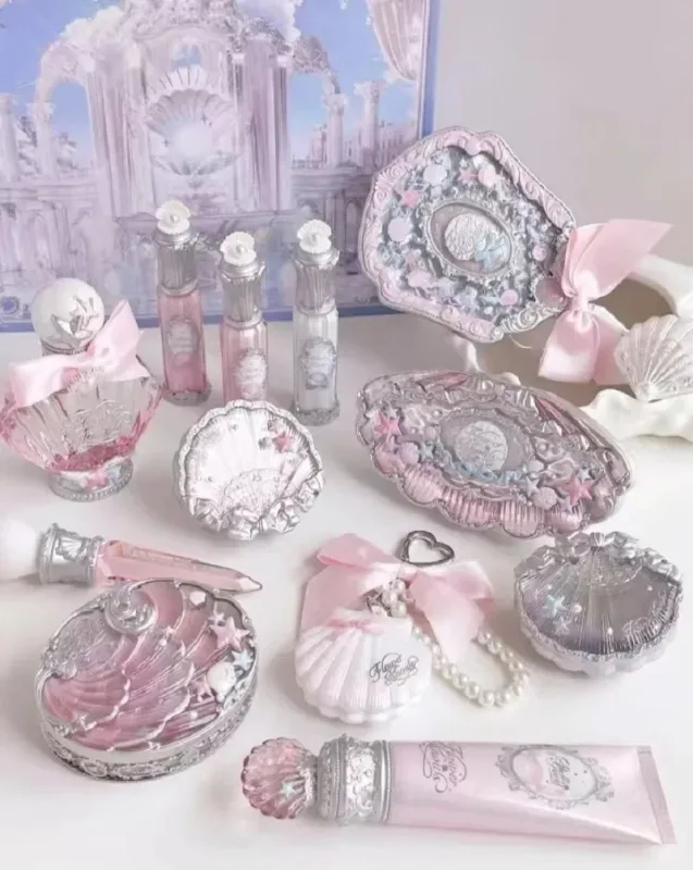 Flower Knows Shells Pearl Eyeshadow Essence Lèvres Miel Blush Joue Maquillage Avant 11 pièces ensemble