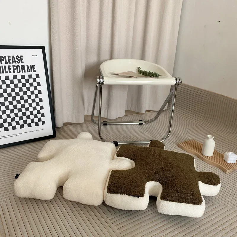 Alien Puzzle Μαξιλάρι Λούτρινο Μαξιλάρι Διακόσμηση σπιτιού Δόμηση Παζλ Comfort Μαξιλάρι Παιδικά Χριστουγεννιάτικα Δώρα γενεθλίων