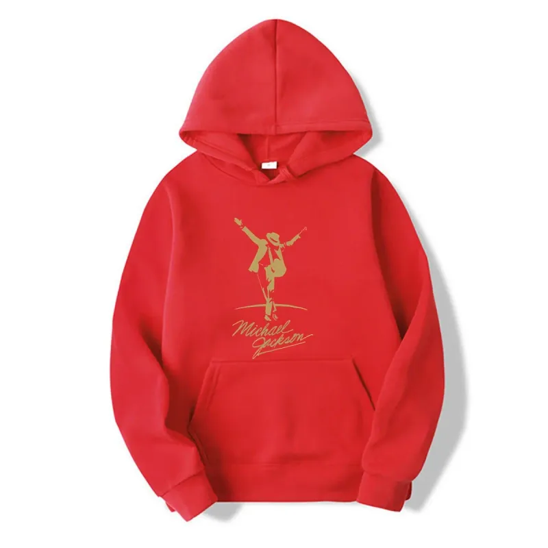 Moletons masculinos Michael Jackson Gold