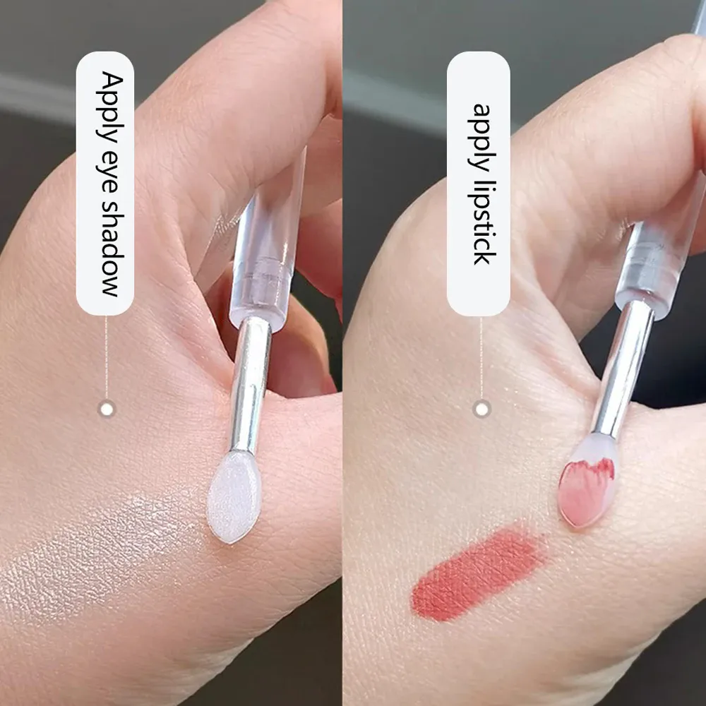 3/5/10PCS Reusable Lip Brush Silicone Lip Mask Applicator Transparent Lipstick Tool For Lip Gloss Eyeshadow Brushes Makeup Tools