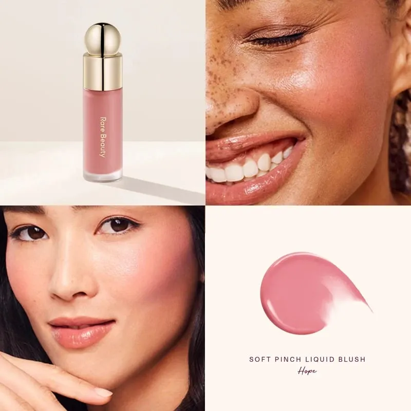 Rare Beauty Liquid Blush Μεταξένιο και Γλιστρά στην Ομαλή Φύση Μεγάλης διάρκειας Πλούτο Happy Hope Delight Stained Lipstick Gloss Μακιγιάζ — image 14