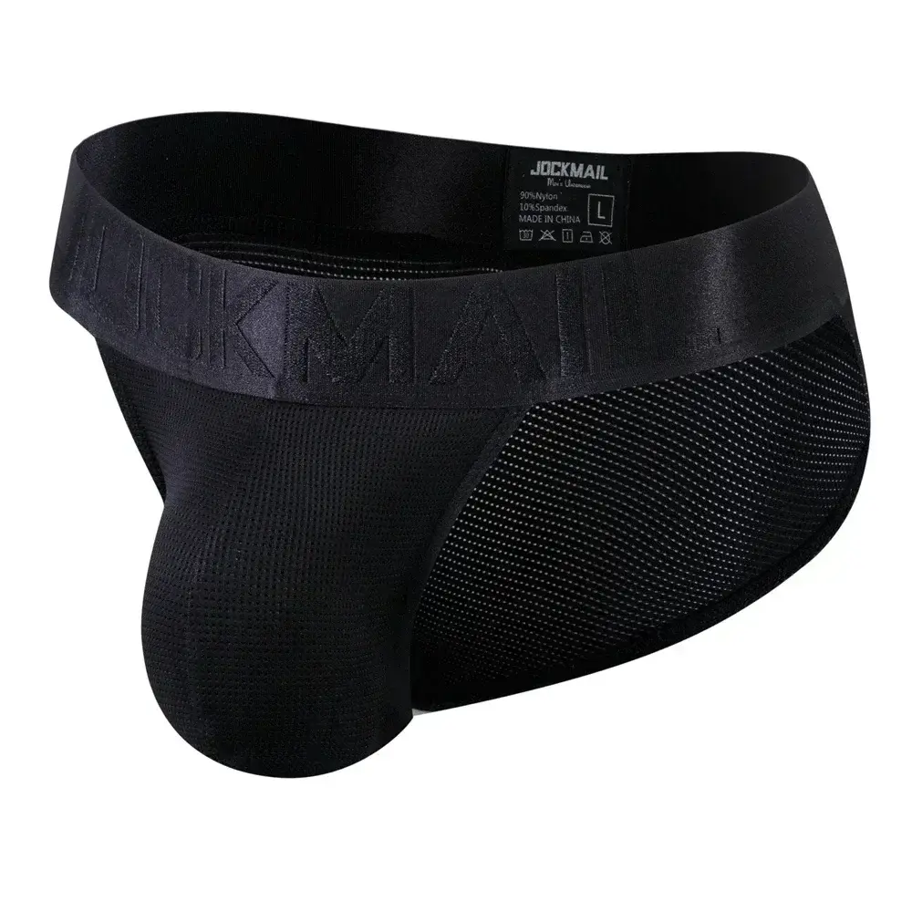Cuecas masculinas cuecas de malha de náilon de secagem rápida cuecas de biquíni deslizamento masculino tanga cuecas jockstrap gay