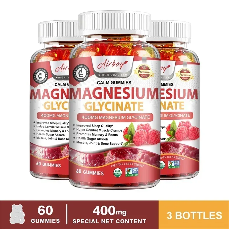 Magnézium-glicinát gumicukor - Az agy egészsége erősíti az izmokat és a csontokat, javítja az alvást, ellazítja az idegeket — image 11