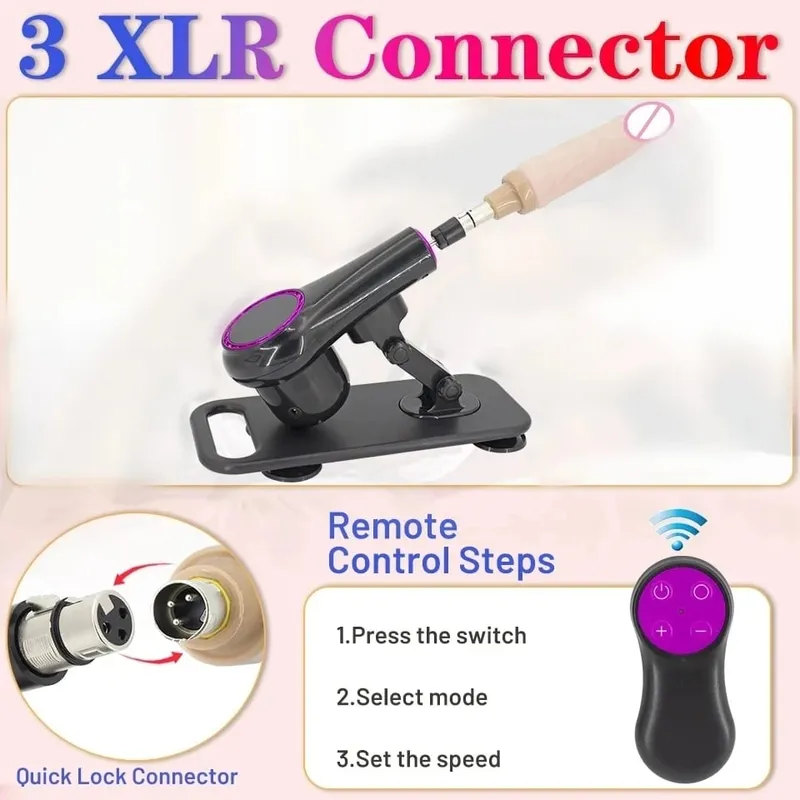 Newly Upgraded Wireless Remote Control Sex Machine for Women Automatic Masturbation Machine Pump Gun Love Machine Couple Sex Toy — image 3