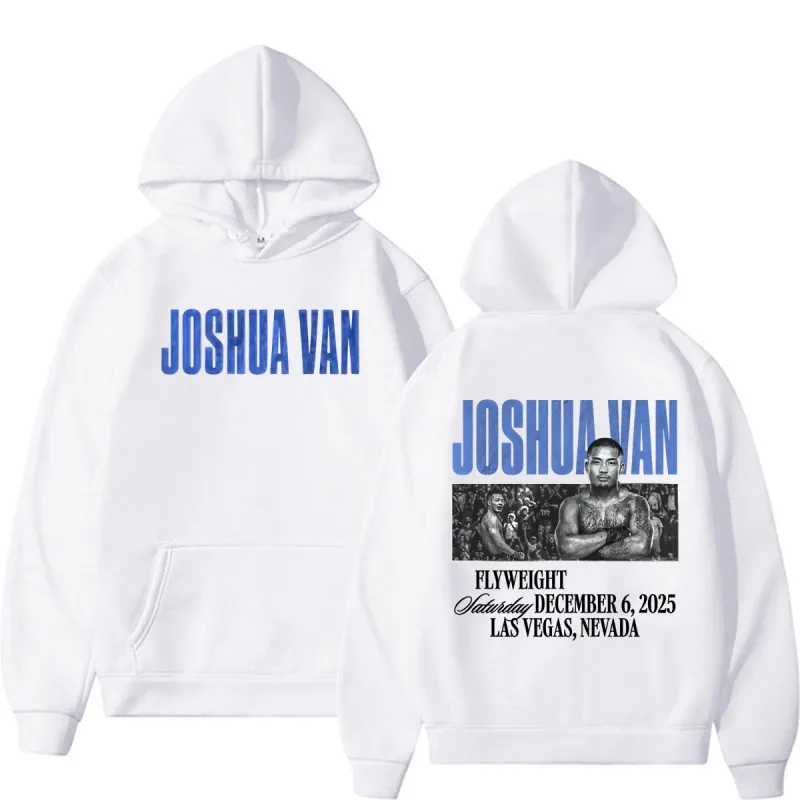 Joshua Van Hadiah Penggemar Tak Takut Hoodie Pakaian Pria Kaus Estetika Kekerasan Kasual Pullover Hoodie Bulu Penghangat Tubuh — image 8