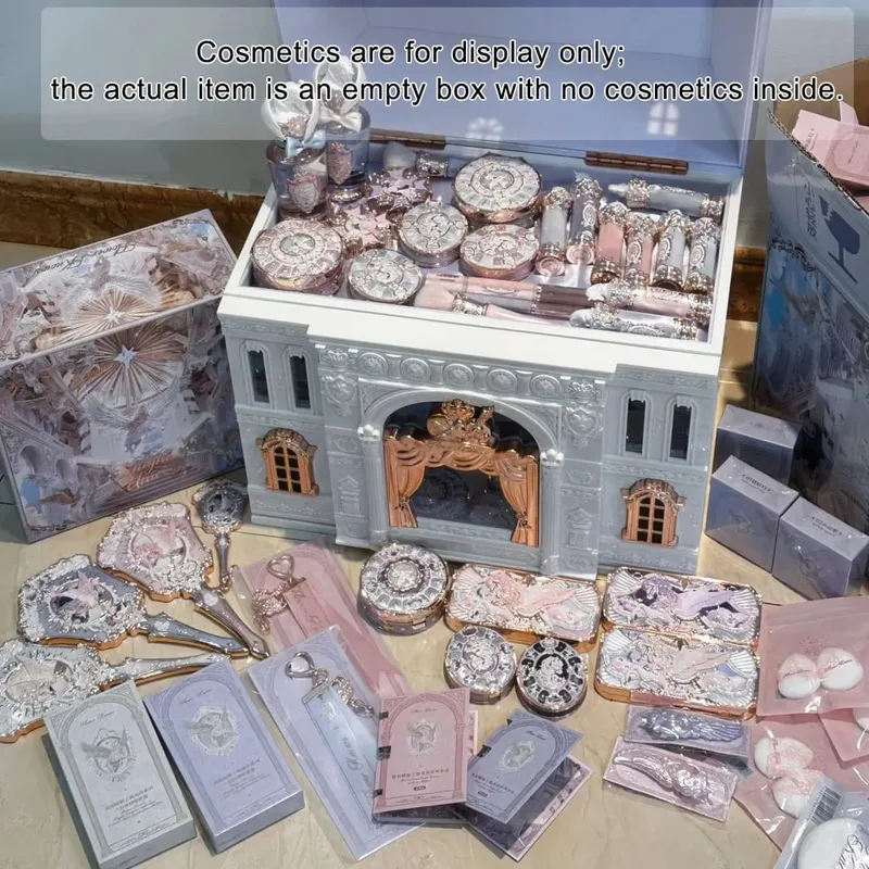 Flower Knows Knight Unicorn Storage Box Organizer Μακιγιάζ Αποθήκευση καλλυντικών Desktop Organizer Vanity Cute Aesthetic Fantasy — image 4