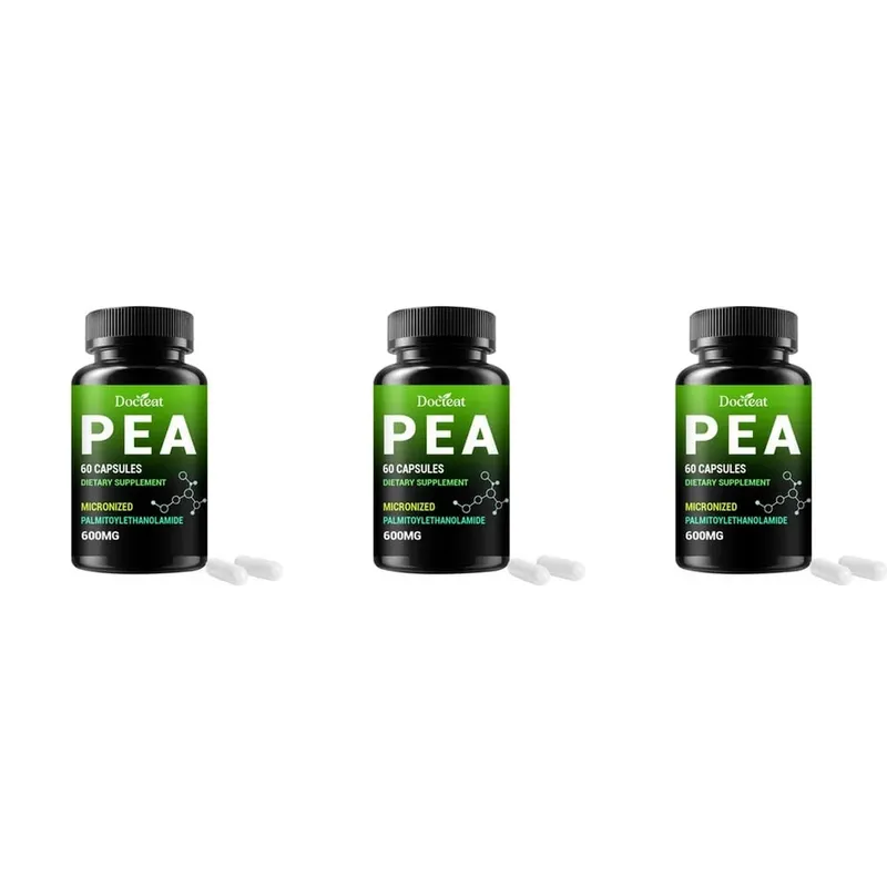 Κάψουλες Docteat PEA 600 mg Micronized Palmitoylethanolamide Supports Compound Balance Maintenance Comfort and Ease 60 κάψουλες — image 12
