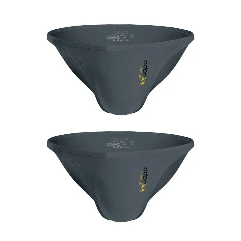 Men Modal Low‑Rise Briefs Sexy Solid Color Simple Triangle Underwear Sports Breathable Comfortable Male Panties — image 44