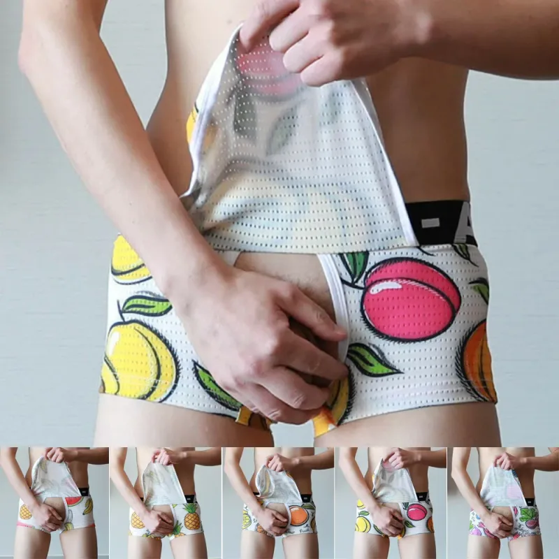 Boxershorts Kalsonger Underkläder Trosor Kläder Bomull+Spandex Öppen Helt nytt mode Snyggt utbud Lämplig — image 6