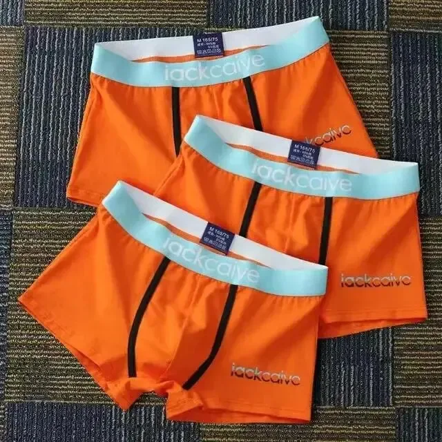 3st Herrtrosor Bomull Herrunderkläder Boxers Andas Man Boxertryckta kalsonger Bekväma shorts Herrunderkläder M-3XL