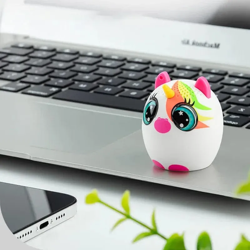 Unicorn hordozható Bluetooth hangszórók kihangosító hívások kis hangszórók erős basszus vezeték nélküli Bluetooth sztereó telefon hangszóró közönség — image 3