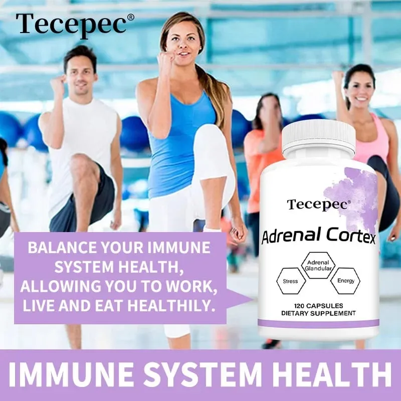 Adrenal Supplements - Supports The Immune System Relieves Stress Fatigue Boosts Energy and Metabolism