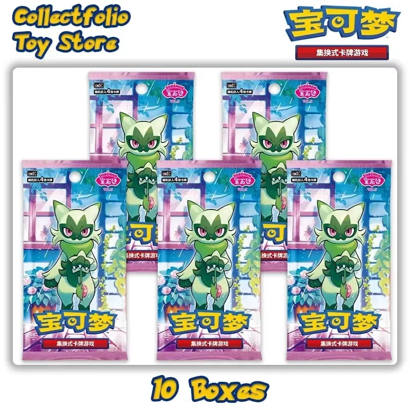 מקורי Pokemon Gem Pack Vol 5 Booster Box PTCG Simplified Chinese PTCG Gem Pack Vol 4 3 2 1 Gempack 4 Gem Pakc Vol. 4