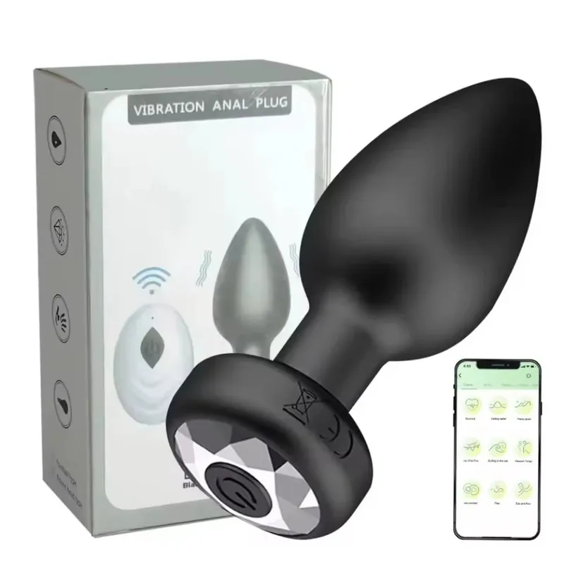 Anal Plug Vibrator for Men Women Butt Plug Men Prostate Massager Female Buttplug Remote Control Adult Sex Toys for Women Men Gay — image 8