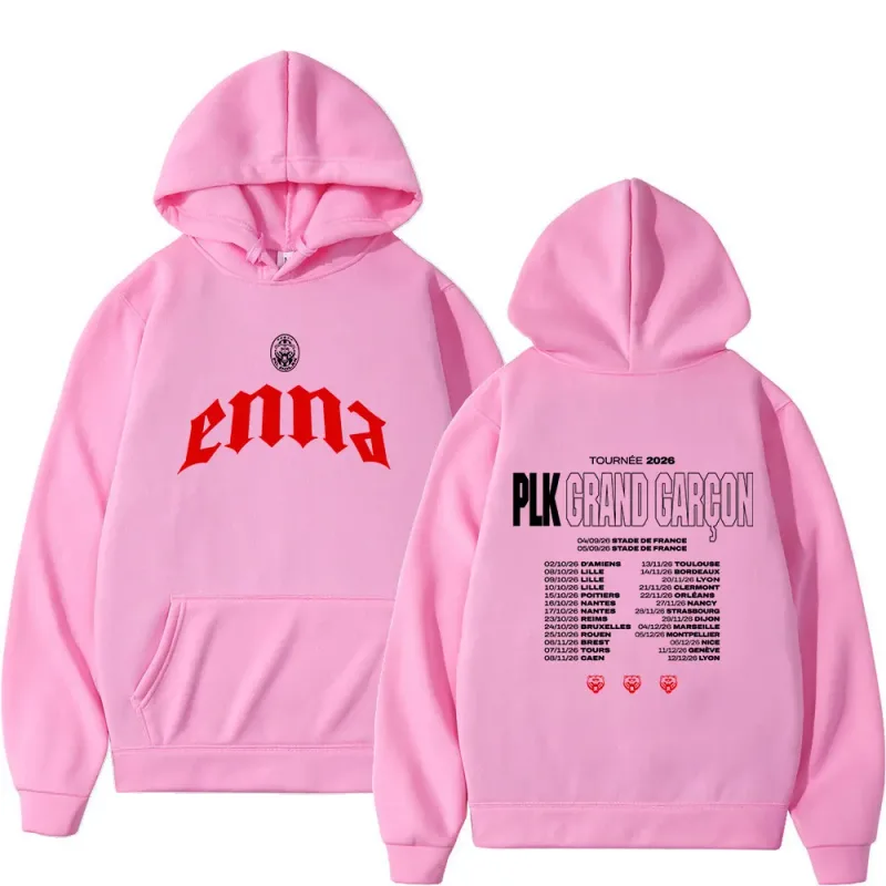 Rapper PLK Grand Garcon 2026 Tour Merch Hoodies Homens Mulheres Roupas Moda Hip Hop Pullovers Mangas Compridas Moletons Streetwear — image 10
