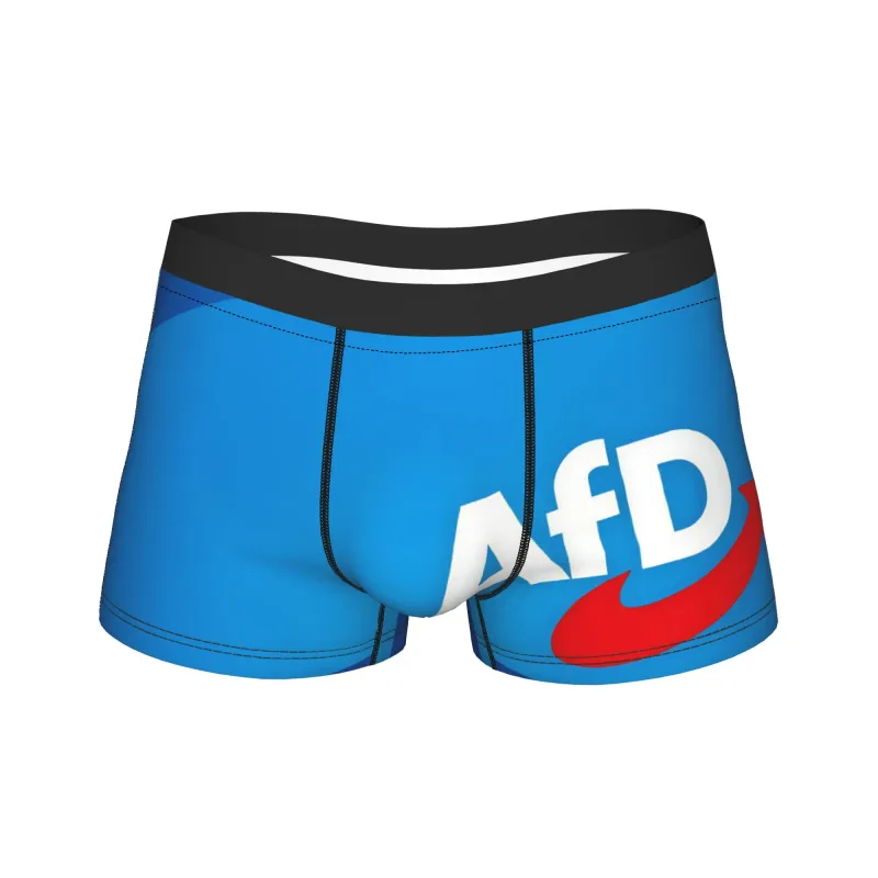 Альтернатива Afd Германия Шорты Трусы Нижнее белье Высокое качество Мужские новые боксеры с принтом Трусики больших размеров