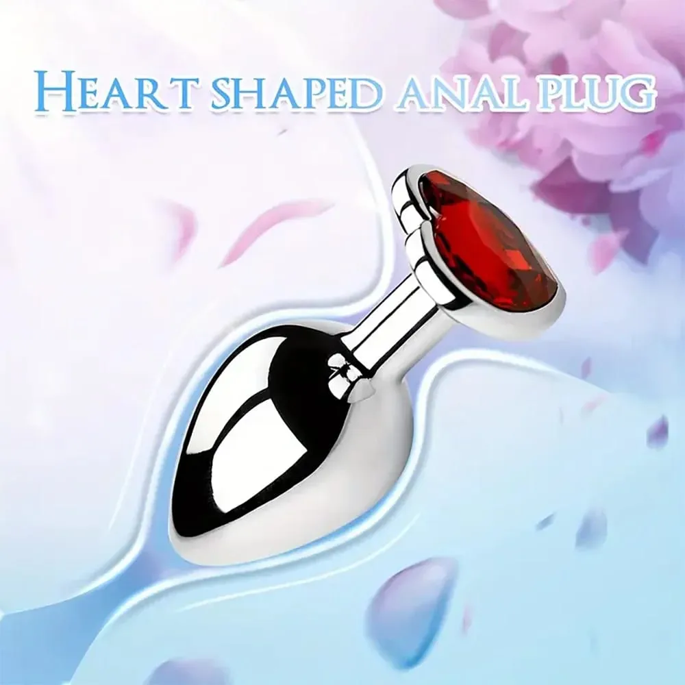 3 Sizes Metal Anal Plug Jewelry Base Beginner To Expert Butt Plug Tail Female Male Adult Toys Dildos Adult Sex Toys Couples