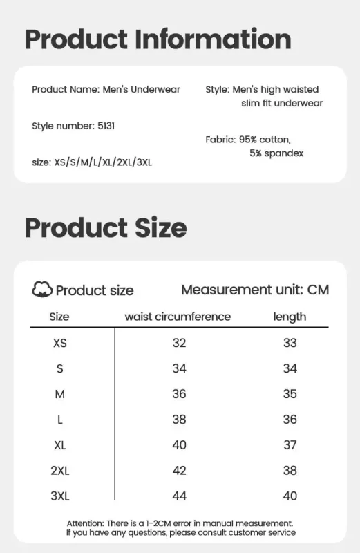 Men's High-Waist Cotton Underwear, Slim-Fitting Waist-Protecting, Plus-Size Warm Triangle Sports Briefs — image 10