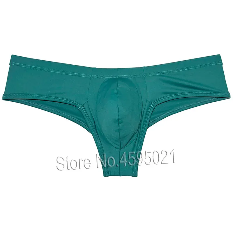 Men's Low Waist Bikini Briefs Underwear Male Bikini Enhance Pouch Boxershorts Micro Trunks Underpants Soft Briefs