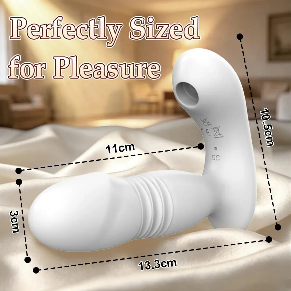 Thrusting Dildo αναβαθμισμένο παιχνίδι σεξ 9 συχνότητας Δονούμενο σημείο G θηλή με κλειτορίδα Φορετός δονητής σεξουαλικά παιχνίδια για ενήλικες για θηλυκό ζευγάρι