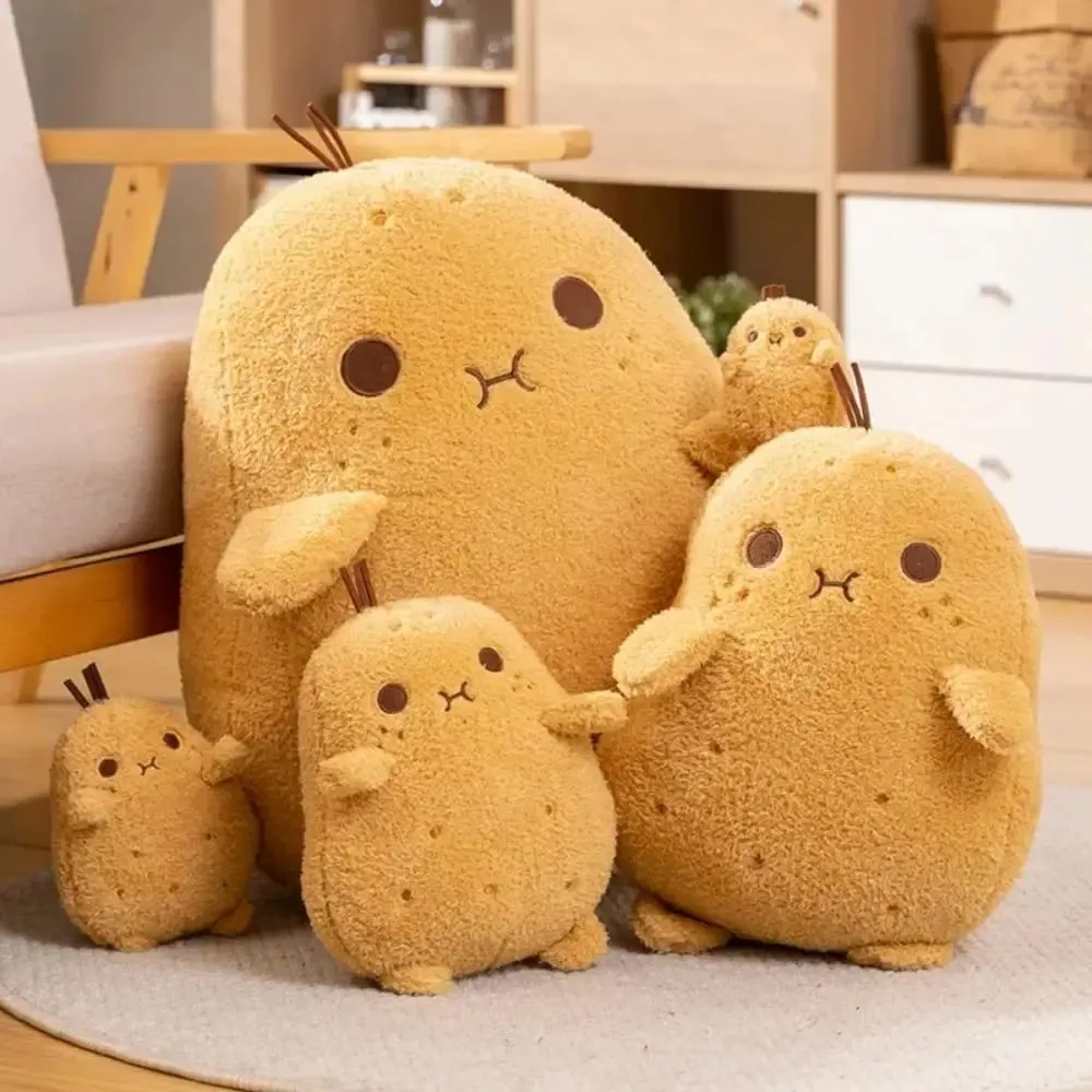 PP Cotton Small Potato Plush Doll Fluffy Soft Funny Food Plush Doll Cartoon Plush Stuffed Plant Spud Throw Pillow — image 5