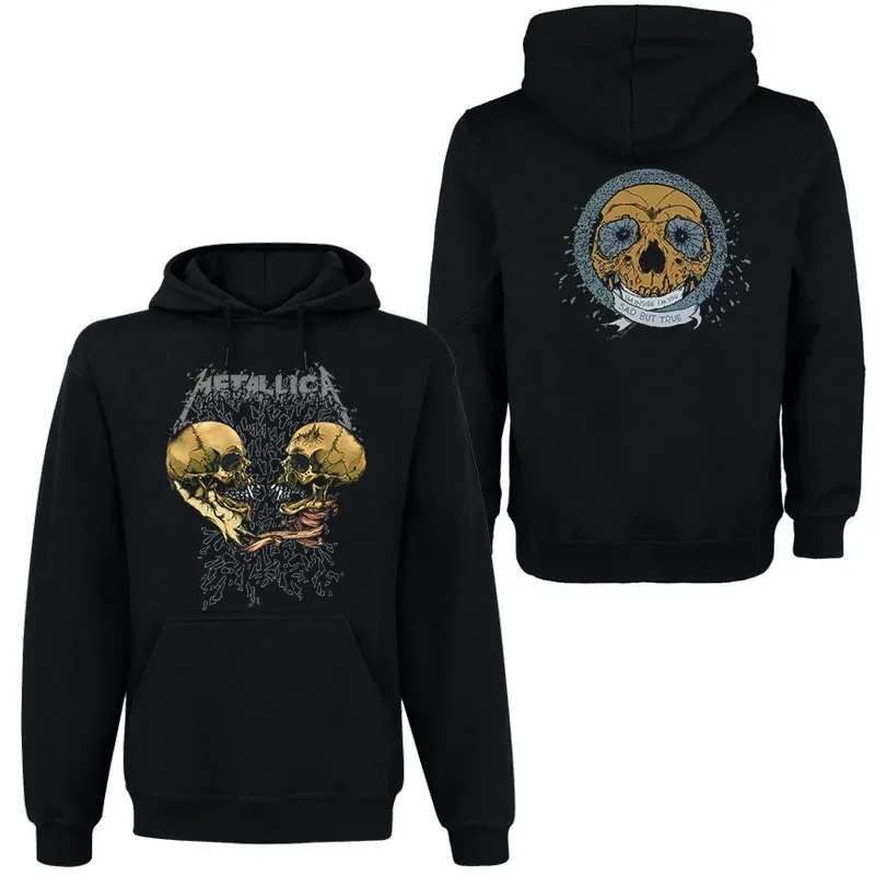 Band Rock Dark Wind Hoodie Herr Street Hip Hop Top Bekväm huvtröja Höst_Vinter Personlighet Herrkläder — image 11