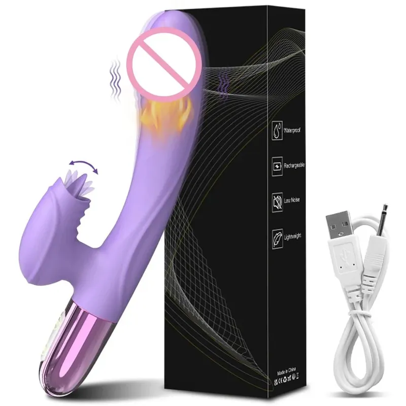 Szexuális játék vibrátor nőknek Klitorisz-stimulátor női maszturbátor G-pontos műpénisz nyelvnyalással felnőtteknek 18 év feletti termékek — image 8