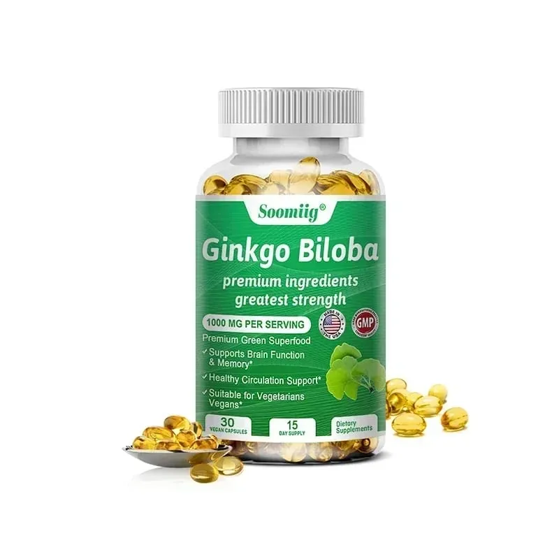 Ginko Biloba kapszula – Agy-kiegészítő a memóriáért és a fókuszért – Ginkgo Biloba kiegészítők a jó látásért