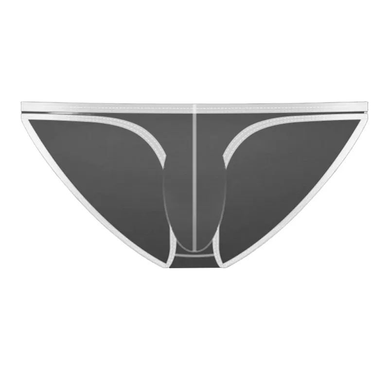 1pc verão nova roupa interior masculina cuecas de seda gelo ultra-fino transparente respirável sexy confortável cintura baixa cuecas para homem 3256809692642600 — image 5