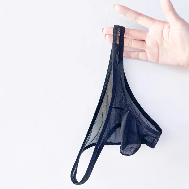 1pc verão nova roupa interior masculina cuecas de seda gelo ultra-fino transparente respirável sexy confortável cintura baixa cuecas para homem 3256809692642600 — image 12