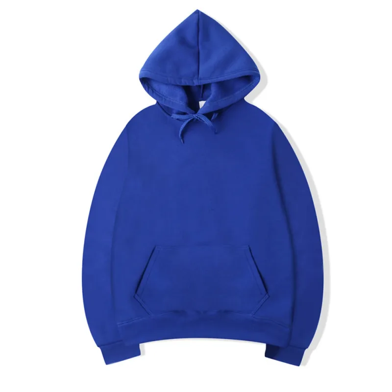 Homens Hoodies Mulheres Pulôver Primavera Outono Casual Moletom Com Capuz Cor Sólida Hoodies Oversize Moletom Preto Para Masculino — image 2