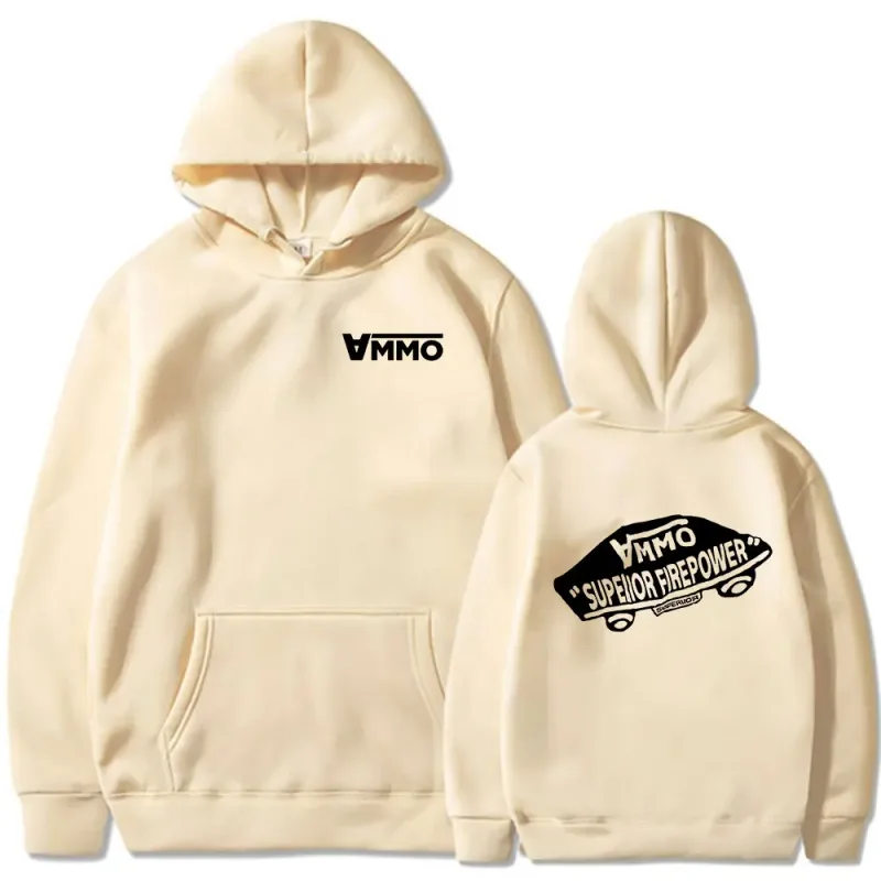 Brothers in Arms Skeleton Double Sided Print Hoodies Panlalaking Pambabaeng Damit Fashion Sweatshirt Oversized Long Sleeve Pullover — image 4