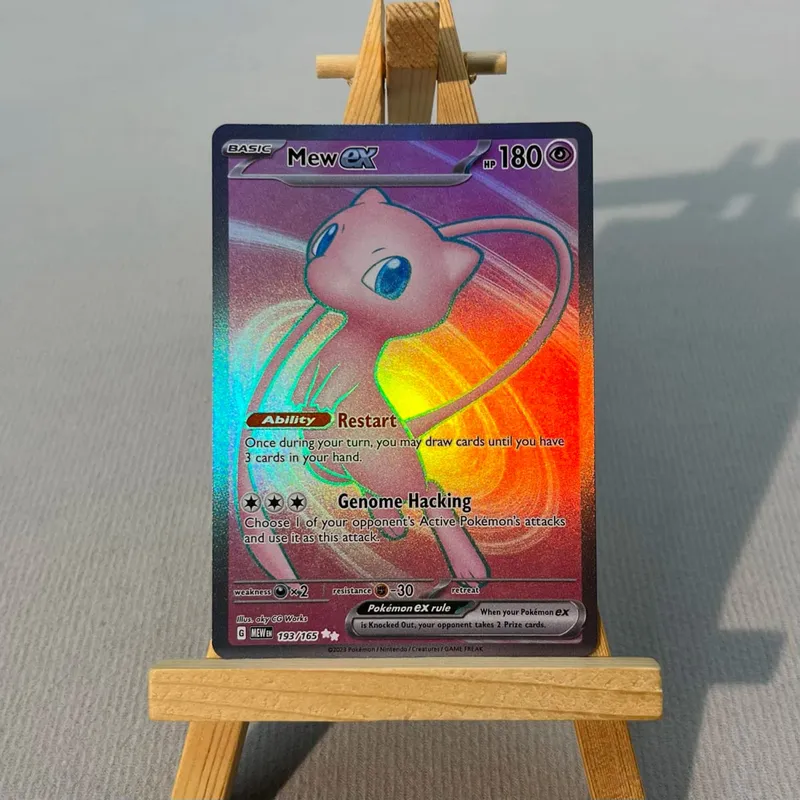 MEW PTCG13-003 Tcg proxy PKM Cards Charizard ex Bulbasaur Charmeleon Rare Collection Battle Toys Δώρα για χόμπι στο σπίτι