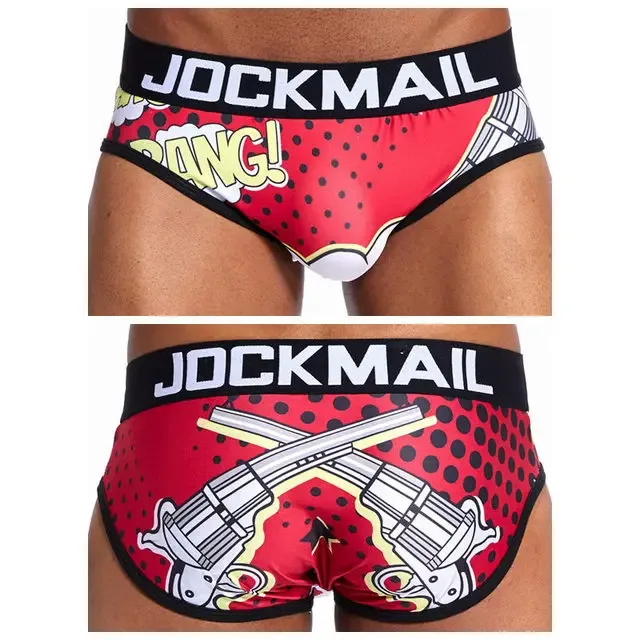 Mapaglarong masaya Sexy Men Underwear Print Underpants Ice silk Briefs Cueca Gay Male Panties Slip 21 Pattern design Shorts — image 56